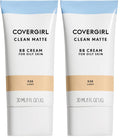 COVERGIRL - Clean Matte BB Cream, Oil-Free, Long-Lasting, Sensitive Skin, Lightweight, 100% Cruelty-Free