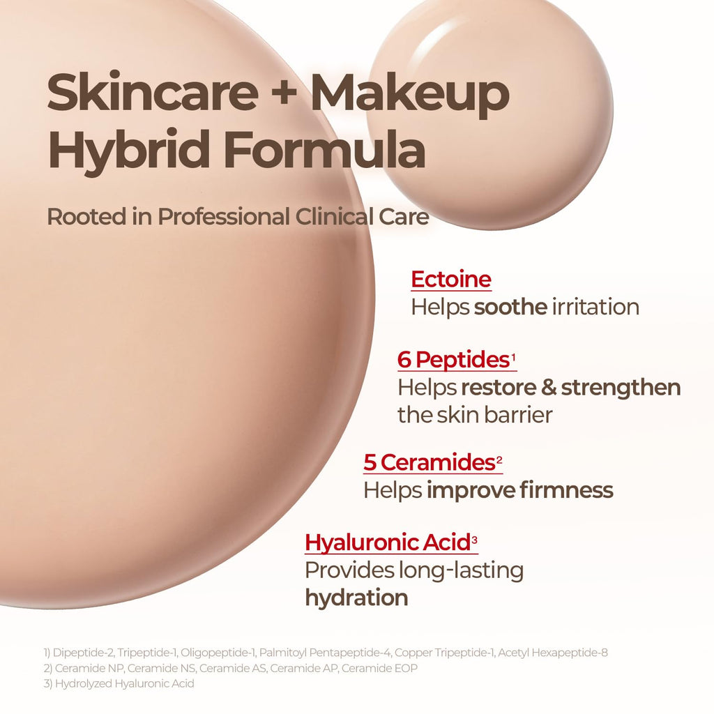 Cell Fusion C Skin Blemish Balm No.23 Signature Beige - Light/Medium, Lightweight BB Cream with Ceramide, Tinted Moisturizer for Sensitive Skin, SPF-Free, Korean Makeup, 1.01 fl.oz.