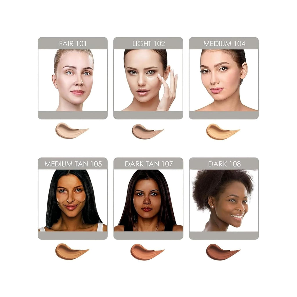 Bellaterra Cosmetics BB Cream - Tinted Moisturizer & Mineral Foundation Makeup, Medium 104 - Lightweight, Oil-Free, Buildable Coverage, Matte Finish, Anti-Aging Concealer, Clean Beauty, 1.69 oz