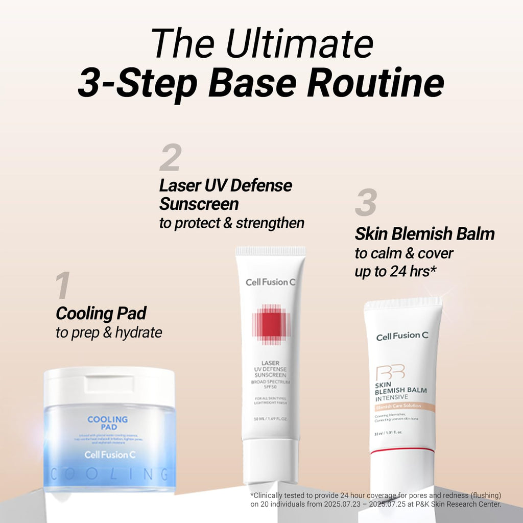 Cell Fusion C Skin Blemish Balm No.23 Signature Beige - Light/Medium, Lightweight BB Cream with Ceramide, Tinted Moisturizer for Sensitive Skin, SPF-Free, Korean Makeup, 1.01 fl.oz.